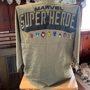 *RARE* Disney Marvel Comic spirit jersey sz S new with tags